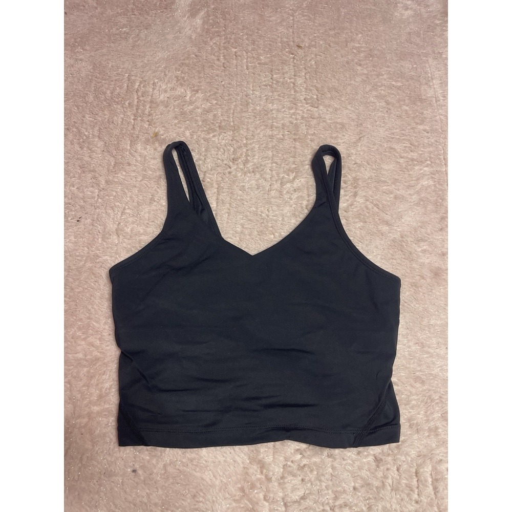 Oakla Women Padded Bralette Tank Top‎  Silk Underwear Seamless Push Up Size S